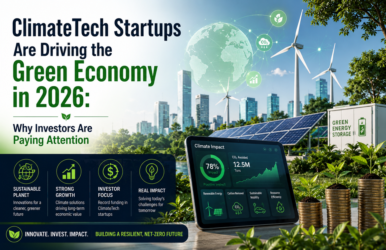 ClimateTech Startups Are Driving the Green Economy in 2026: Why Investors Are Paying Attention