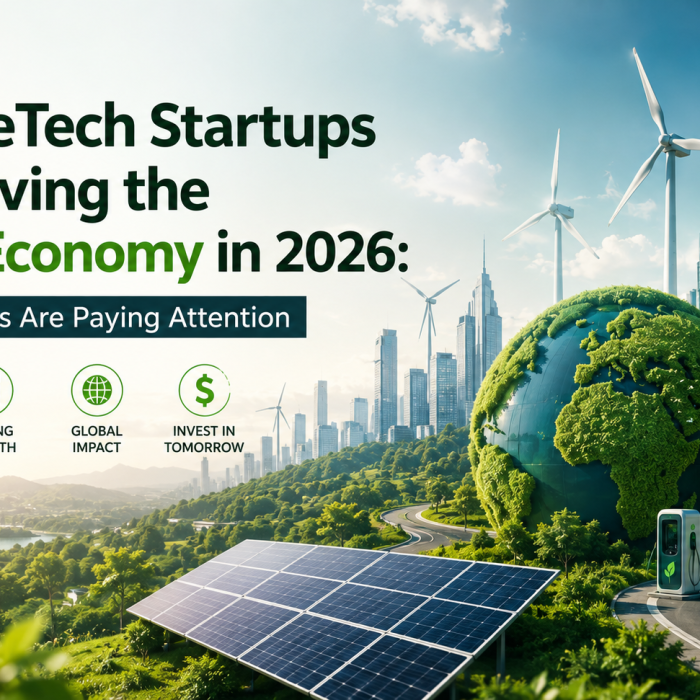 ClimateTech Startups Are Driving the Green Economy in 2026: Why Investors Are Paying Attention