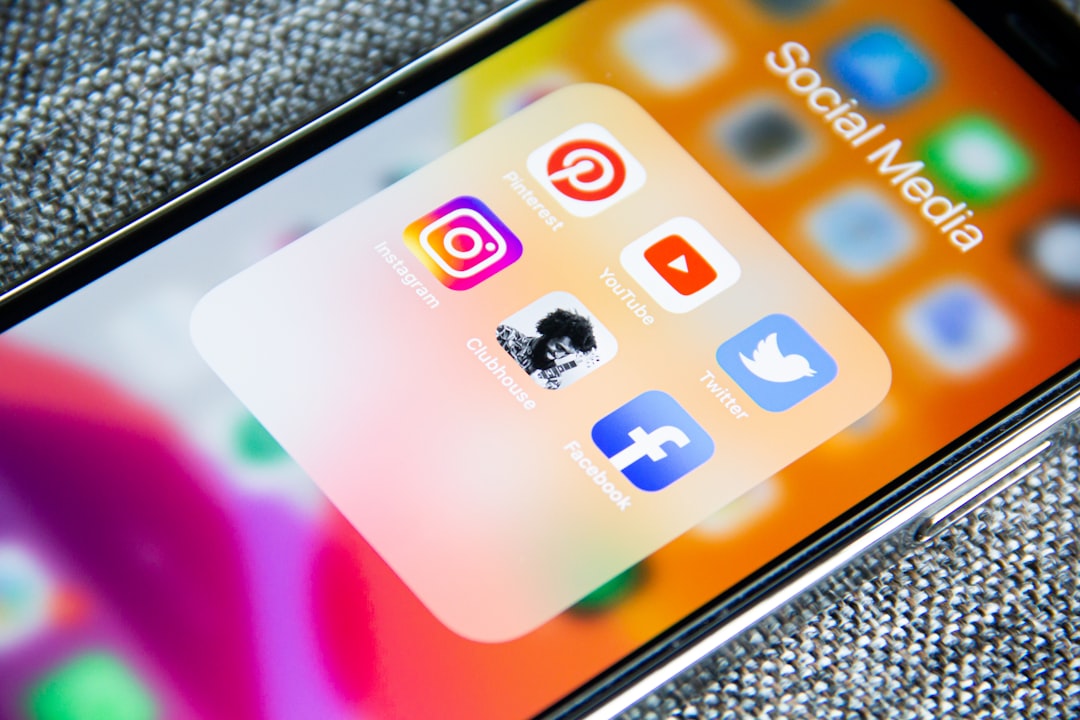 Social media platforms and digital content on a screen