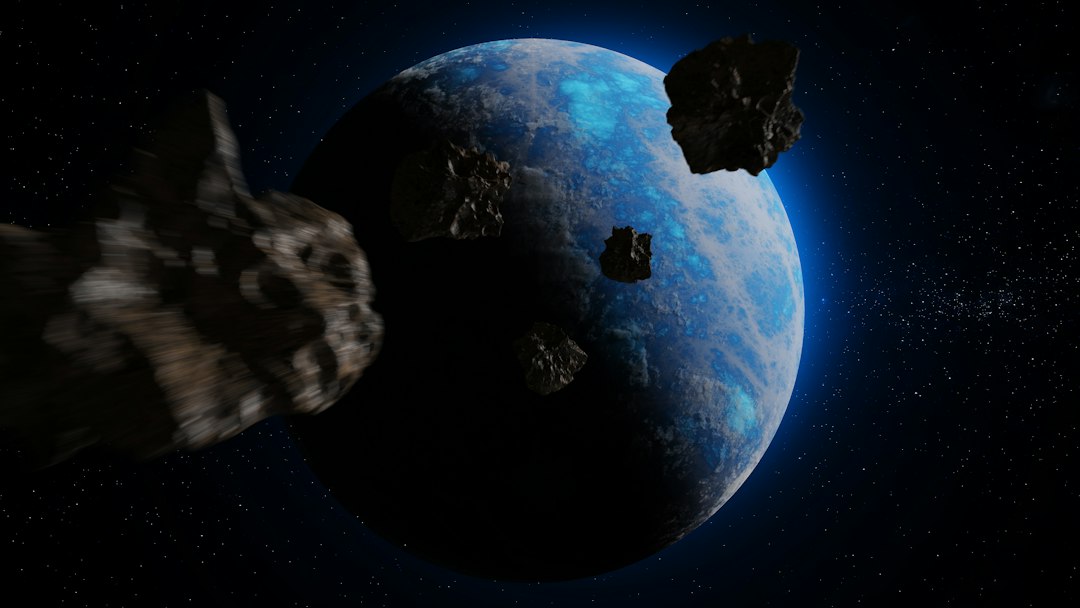 Illustrative spacecraft artwork for NASA's Psyche asteroid mission