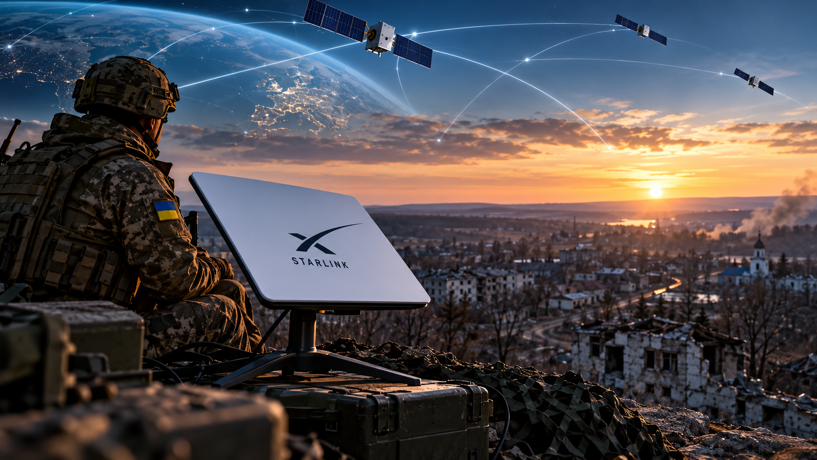 What Happens When a War Depends on Satellite Internet? The Ukraine–Starlink Question Explained